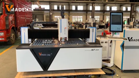 3015 1530 Fiber Laser Cutting Machine 1000W/1500W/2000W/3000W Laser Cutting Machine Raycus/Ipg for Iron/Carbon Stainless/Steel/Sheet/Metal CNC Cutting Machine